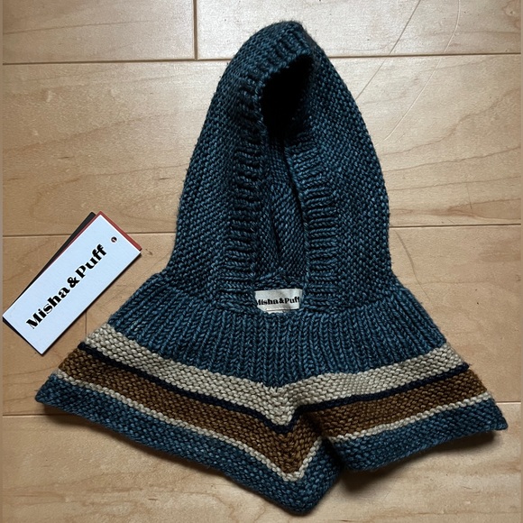 Misha And Puff Blue Smoke Log Cabin Balaclava - Picture 2 of 4